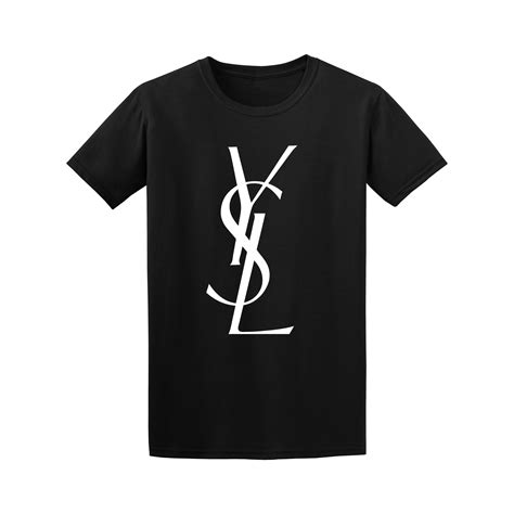 buy ysl logo t shirt|ysl graphic tees.